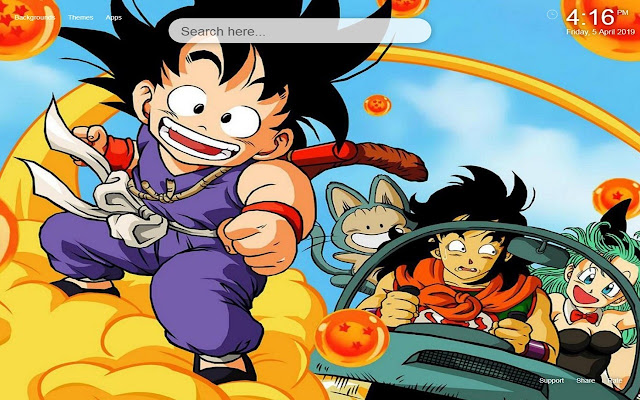 DBZ HD Wallpaper Themes