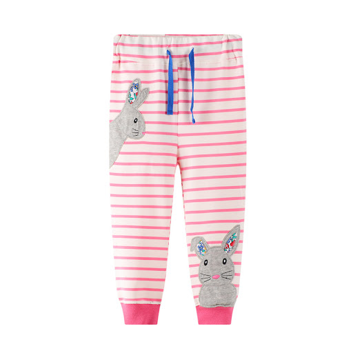 Title 2, Embroidered Childrens Pants Autumn Terry Cotto...