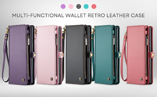 Title 37, Leather Wallet Mobile Phone Bag with Card Holde...