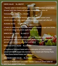 The Salad Hill menu 1