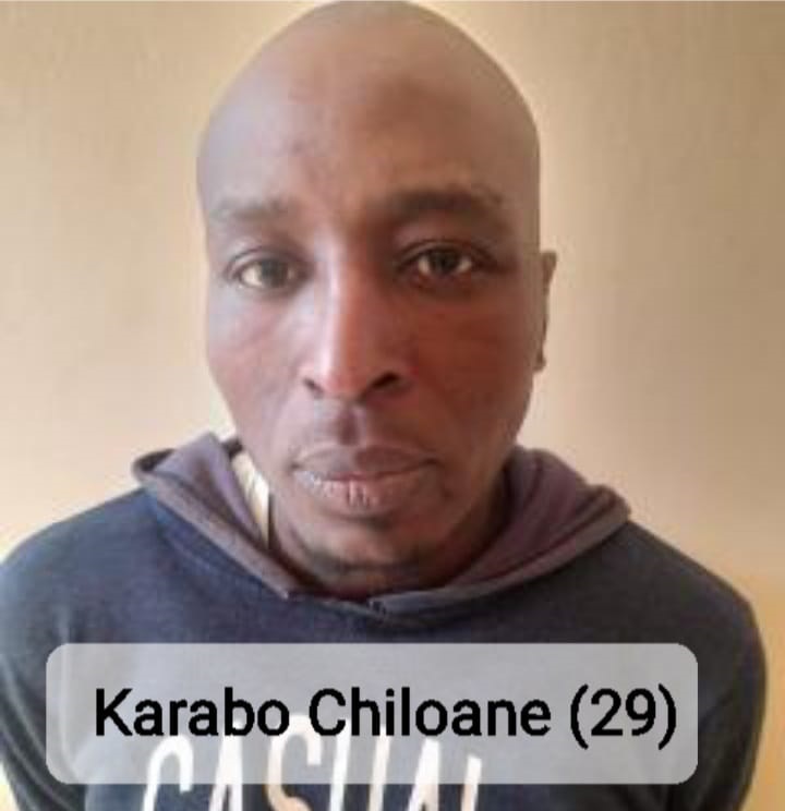 Police have rearrested Karabo Chiloane, who escaped from the holding cells in the Emakhazeni magistrate's court on Thursday.
