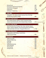 Vasantha Bhavan Hotel menu 5