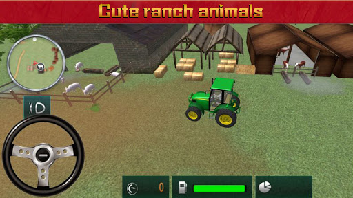 Farmer Harvest Simulator 3D - Tractor Hauling