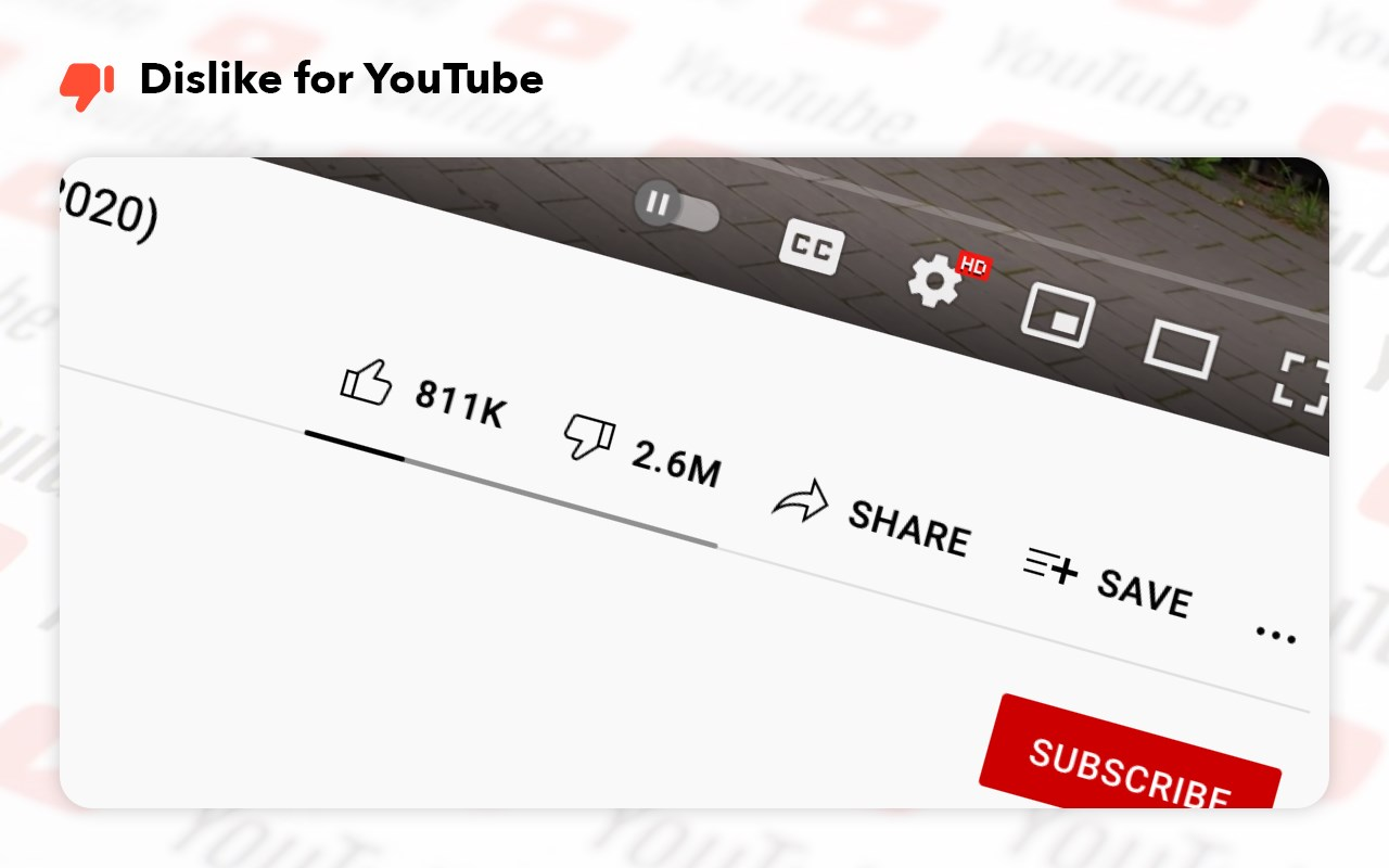 Return YouTube Dislike Button Preview image 2