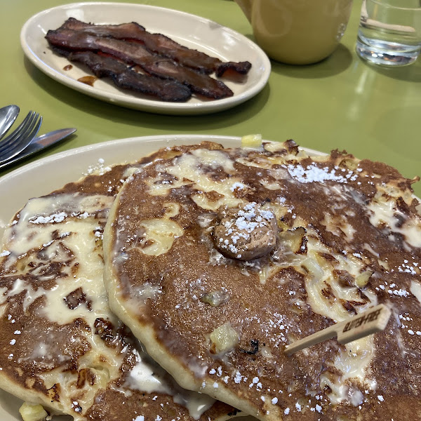 Pineapple Upside Down Pancakes and Pumpkin Spice Bacon