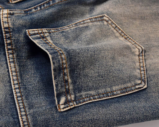 Title 6, Fashion Personalized Washed Worn Jeans Men Comf...