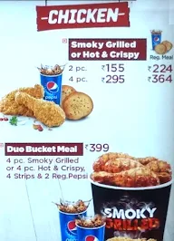 KFC menu 1