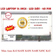 Màn Hình Laptop Asus K43 K43E K43S X44H X45C K42 - Hàng Mới