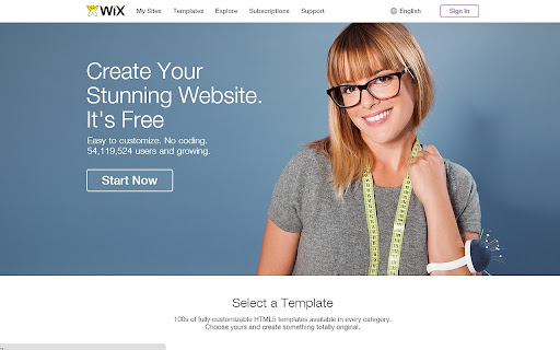 Create Your Stunning Website. It