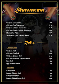 Brothers Shawarma Cafe menu 4