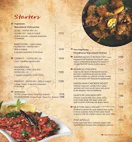 Nandhana Palace menu 2