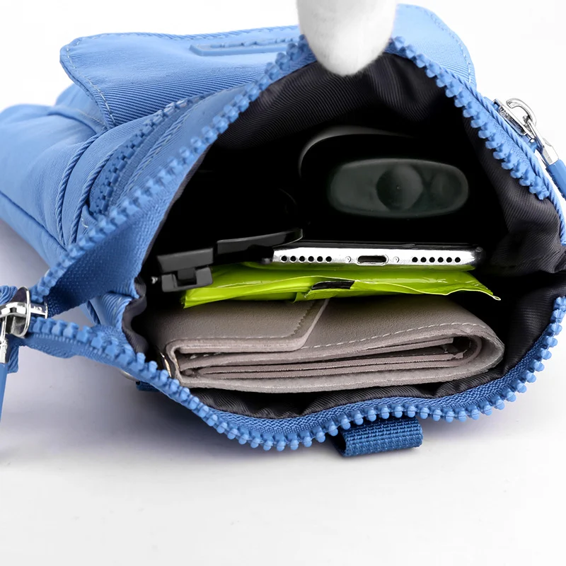 Title 18, Dames crossbody telefoontasje, nylon schouderta...