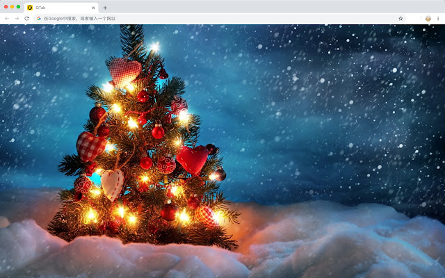 Christmas HD Wallpaper New Tab - Qtab