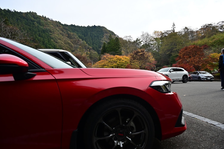 シビックの福島県・棚倉町・山本不動尊・紅葉・御朱印に関するカスタム事例の投稿画像1枚目