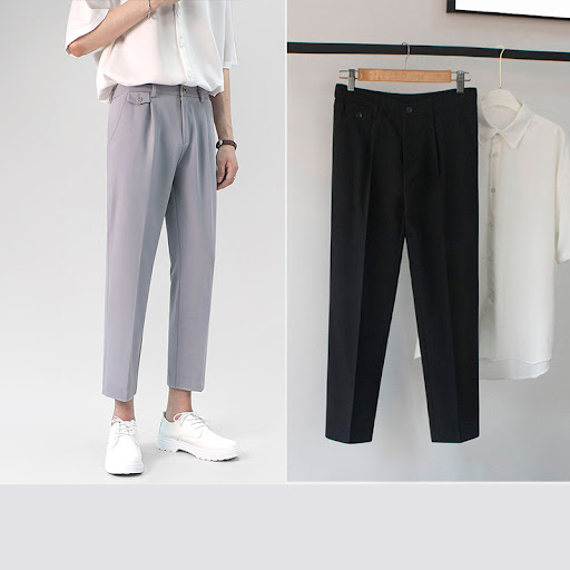 Title 8, Mens Loose Fashion Personality Suit Pants, off...