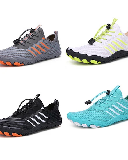 Unisex Swimming Water Shoes Women Men Barefoot Beach Shoe... - 3