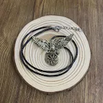 Bronze Leather Rope Chain