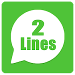 Cover Image of Download 2Lines for WhatsApp 1.0 APK