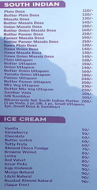 Bikanerwale menu 3