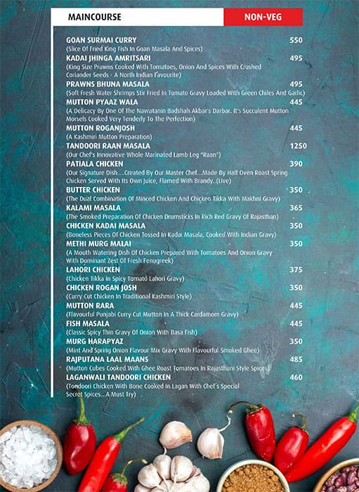 Spice & Tonic- Global Kitchen & Bar menu 