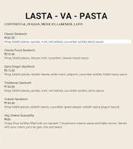 Lasta Va Pasta menu 7