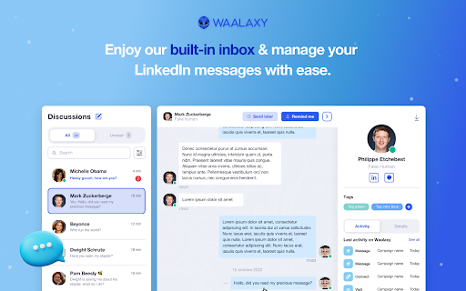 Waalaxy - #1 LinkedIn Automation Tool - BETA