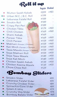 The Urban Bhukkad menu 2