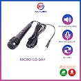 Mic Có Dây Giá Rẻ Cho Âm Ly, Loa Kéo , Loa Karaoke Bluetooth Jack 6.5 Thông Dụng - Micro Hút Giọng, Echo Độ Vang Chuẩn