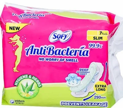 Sofy Bodyfit Antibacteria Pads - Extra Long - 7 pcs