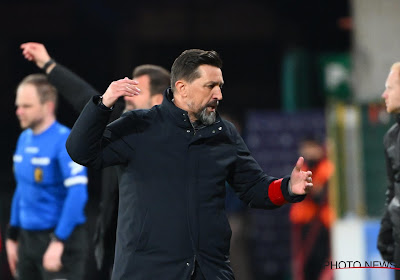 KV Mechelen-coach Besnik Hasi is naast de overwinning met nog iets heel blij