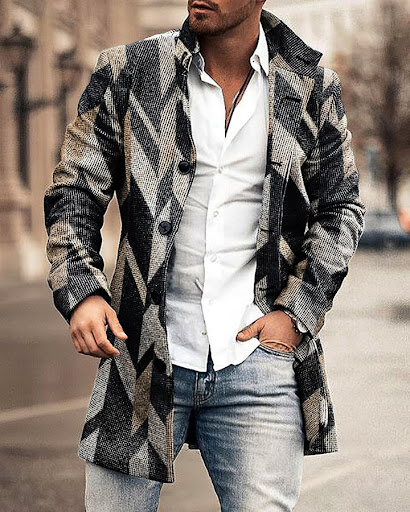 Title 2, Autumn And Winter New Mens Woolen Stand Collar...