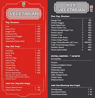 Kosho's Sauces & Sausages menu 1