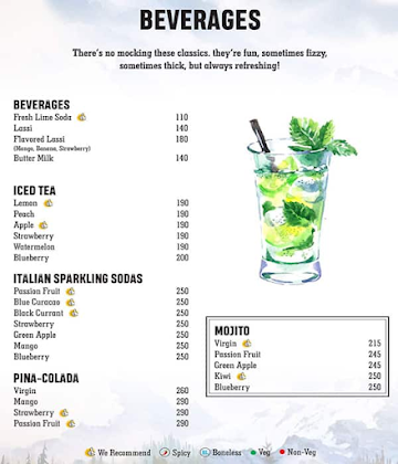 Zooby's Kitchen menu 