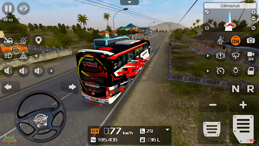 Screenshot Coach Tourist Bus City Driving