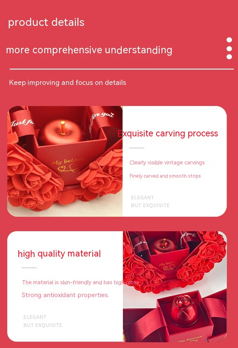 Title 2, Regalo de San Valentín Caja de Jabón Rosa Colla...