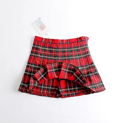Title 8, New Womens Plaid Pleated Skirt Womens Skirt S...