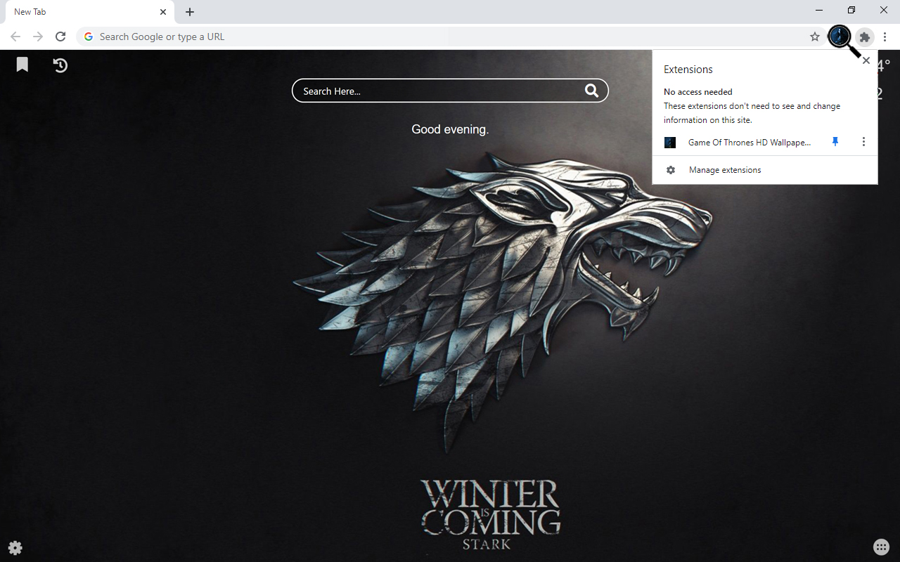 Game Of Thrones HD Wallpaper New Tab Preview image 3