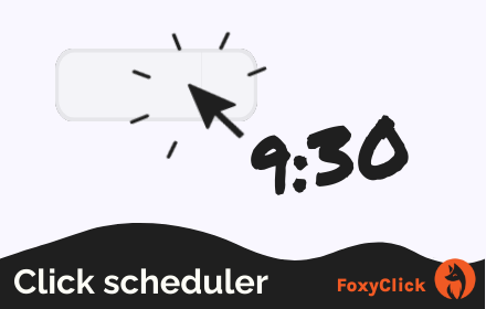 Auto Click Scheduler - FoxyClick small promo image