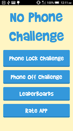 No Phone Challenge