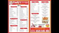 Goofy's menu 1