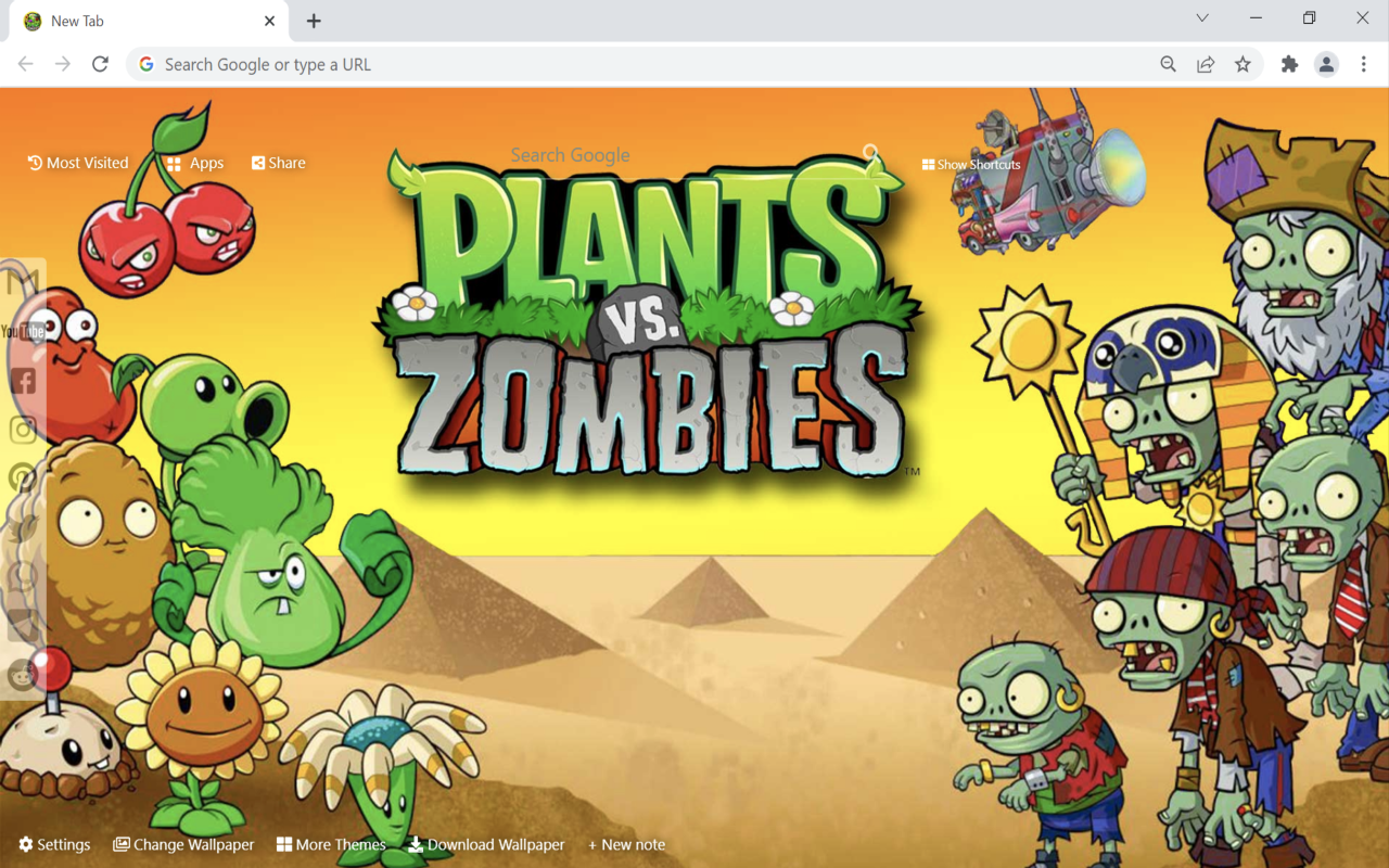 Plants Vs Zombies Wallpaper Preview image 3