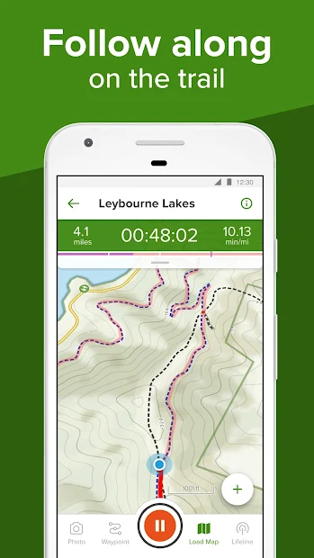 All Trails App - GPS Tracking