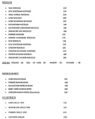 Dheekshi Snackies menu 3