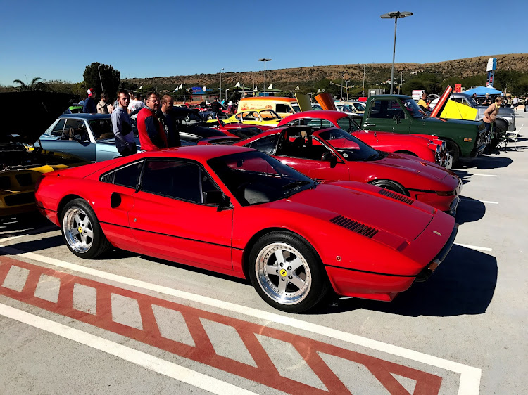 A global representation of icons including Ferraris is expected to descend on the Nasrec show grounds. Picture: SUPPLIED
