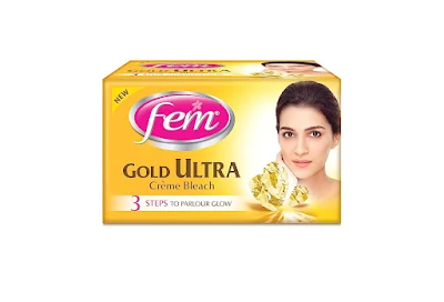 Fem Gold Creme Skin Bleach - Golden Glow - 24 g