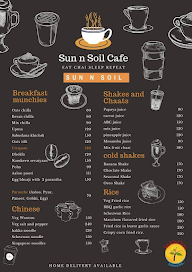 Sun N Soil Farms menu 1