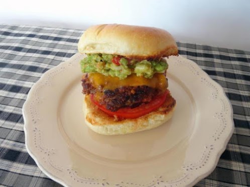 Chorizo, Bacon Cheddarburger