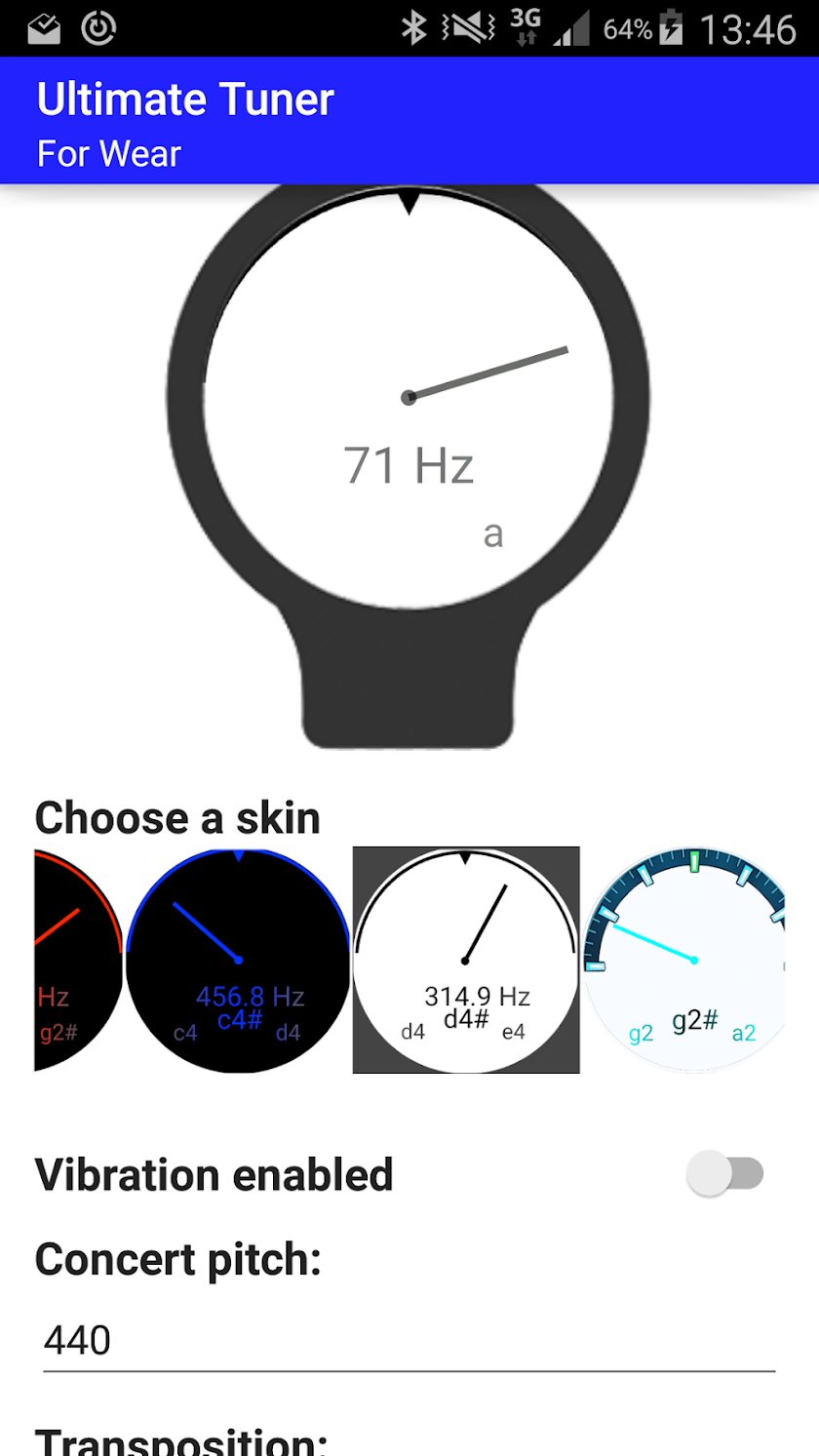 Ultimate Tuner for Wear Screen 3