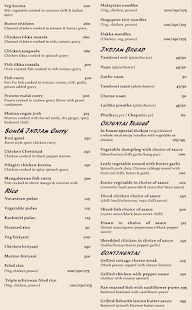 Indian Kitchen - Hotel Presidency menu 2