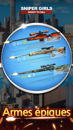 Sniper Girls - 3D Gun Shooting FPS Game  APK MOD screenshots 3